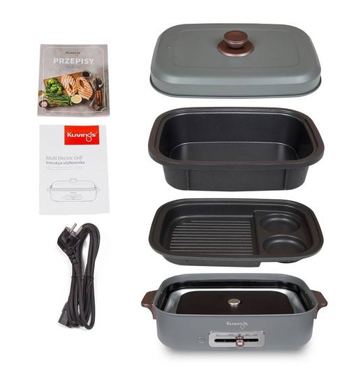 ZESTAW: MultiGrill  Kuvings Ceramic PLus + Księga Multi Przepisów